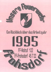 Deckblatt Jahresrückblick 1995