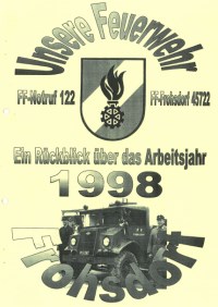 Deckblatt Jahresrückblick 1998