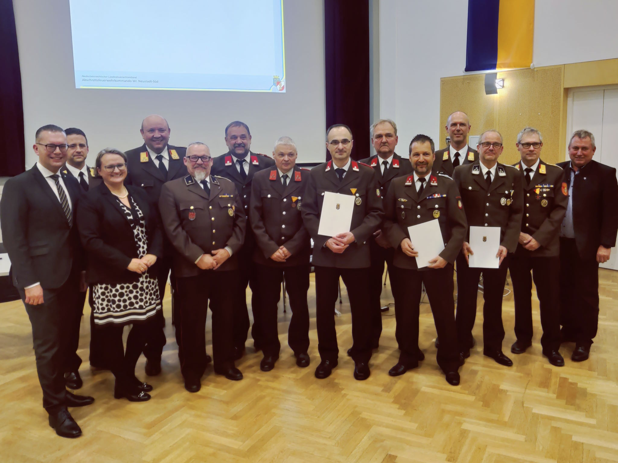 Ehrung am Abschnittsfeuerwehrtag WN Süd