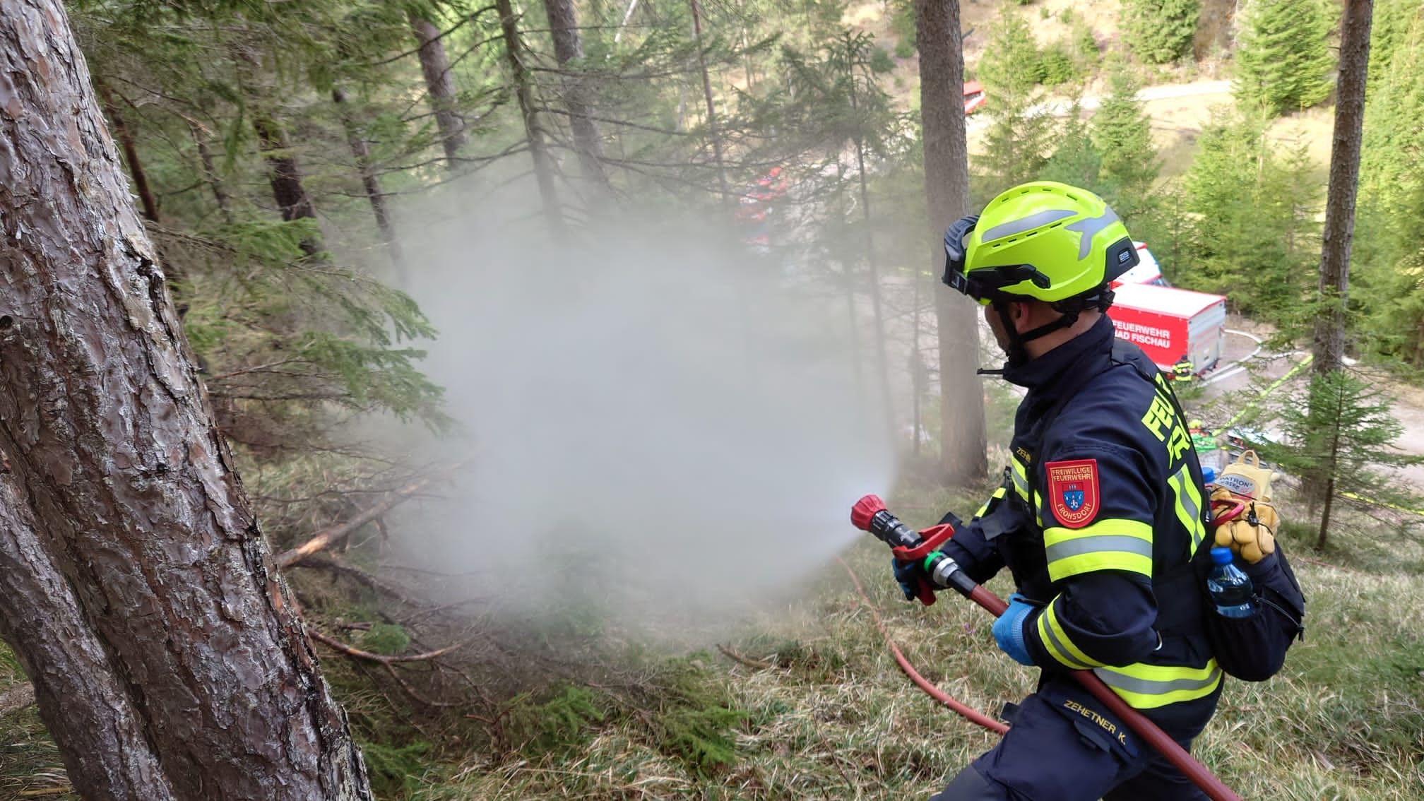 Übung Waldbrandgruppe