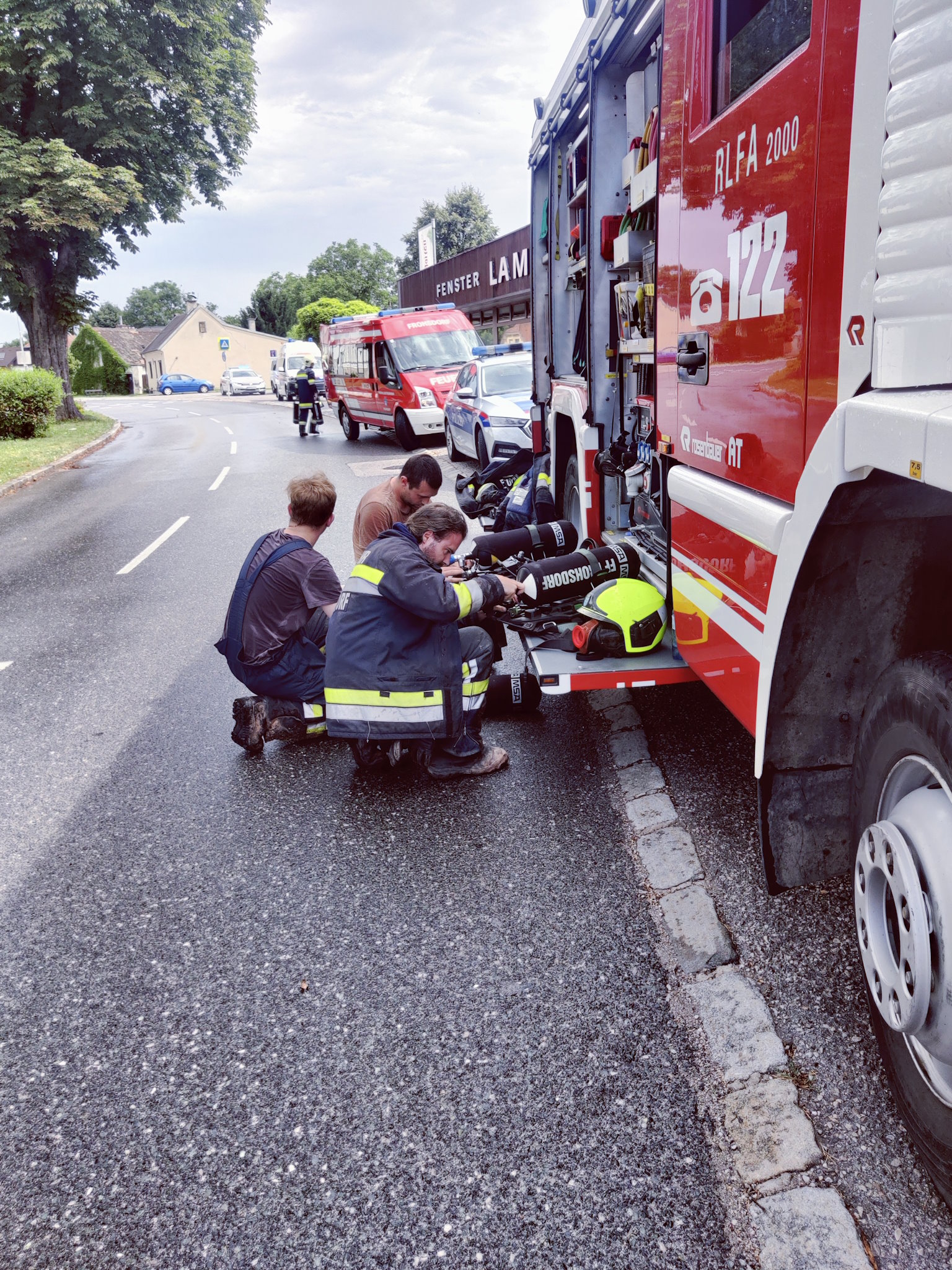 Brandverdacht in Gewerbebetrieb