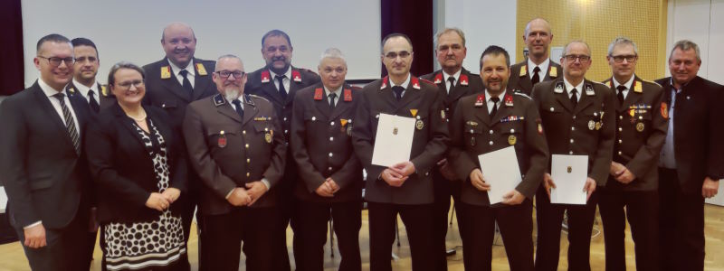 Ehrung am Abschnittsfeuerwehrtag WN Süd