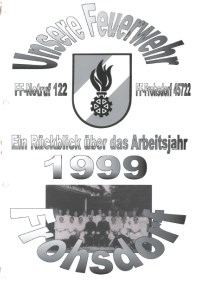 Deckblatt Jahresrückblick 1999