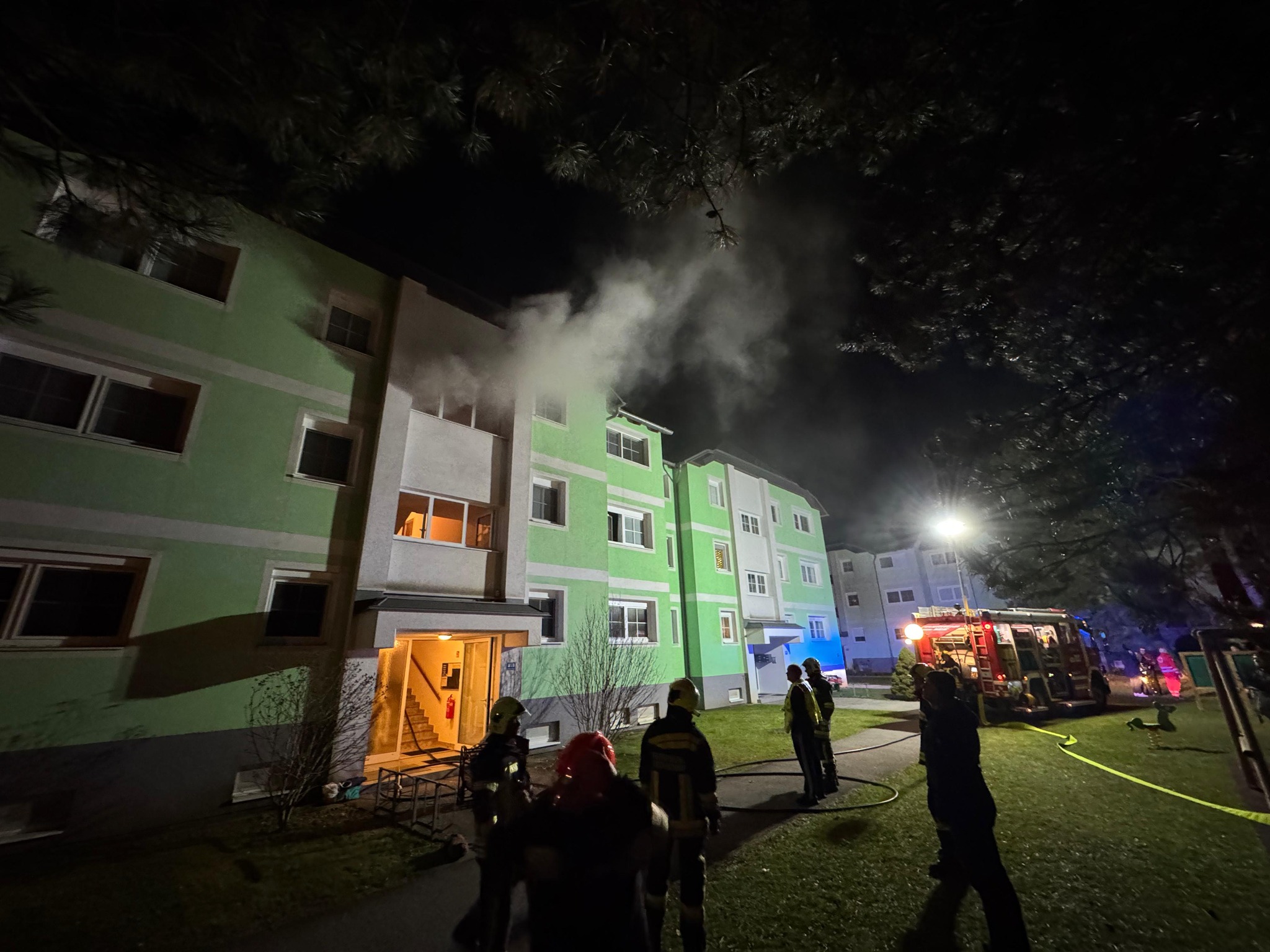 B2 Wohnungsbrand