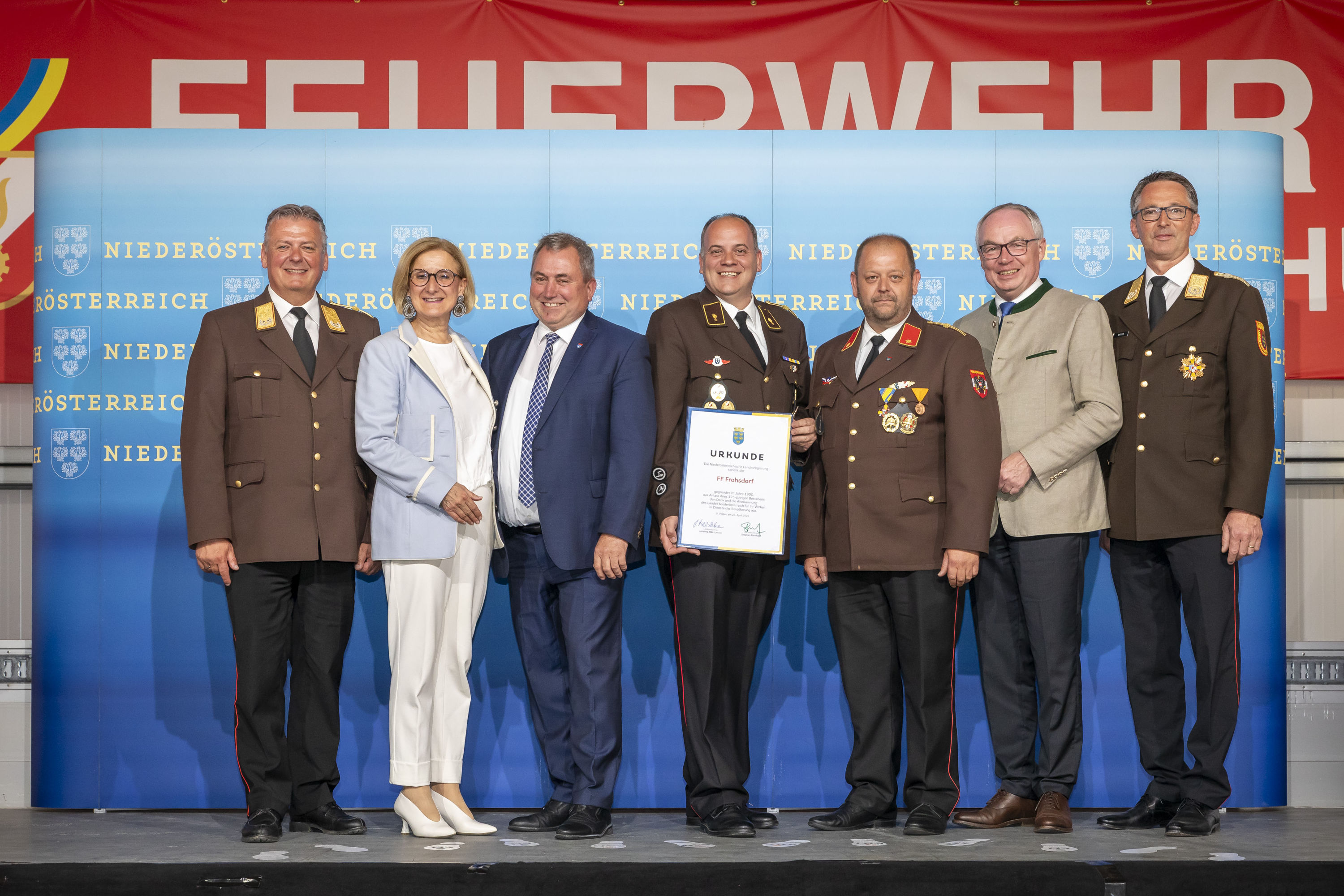 125 Jahre Freiwillige Feuerwehr Frohsdorf
