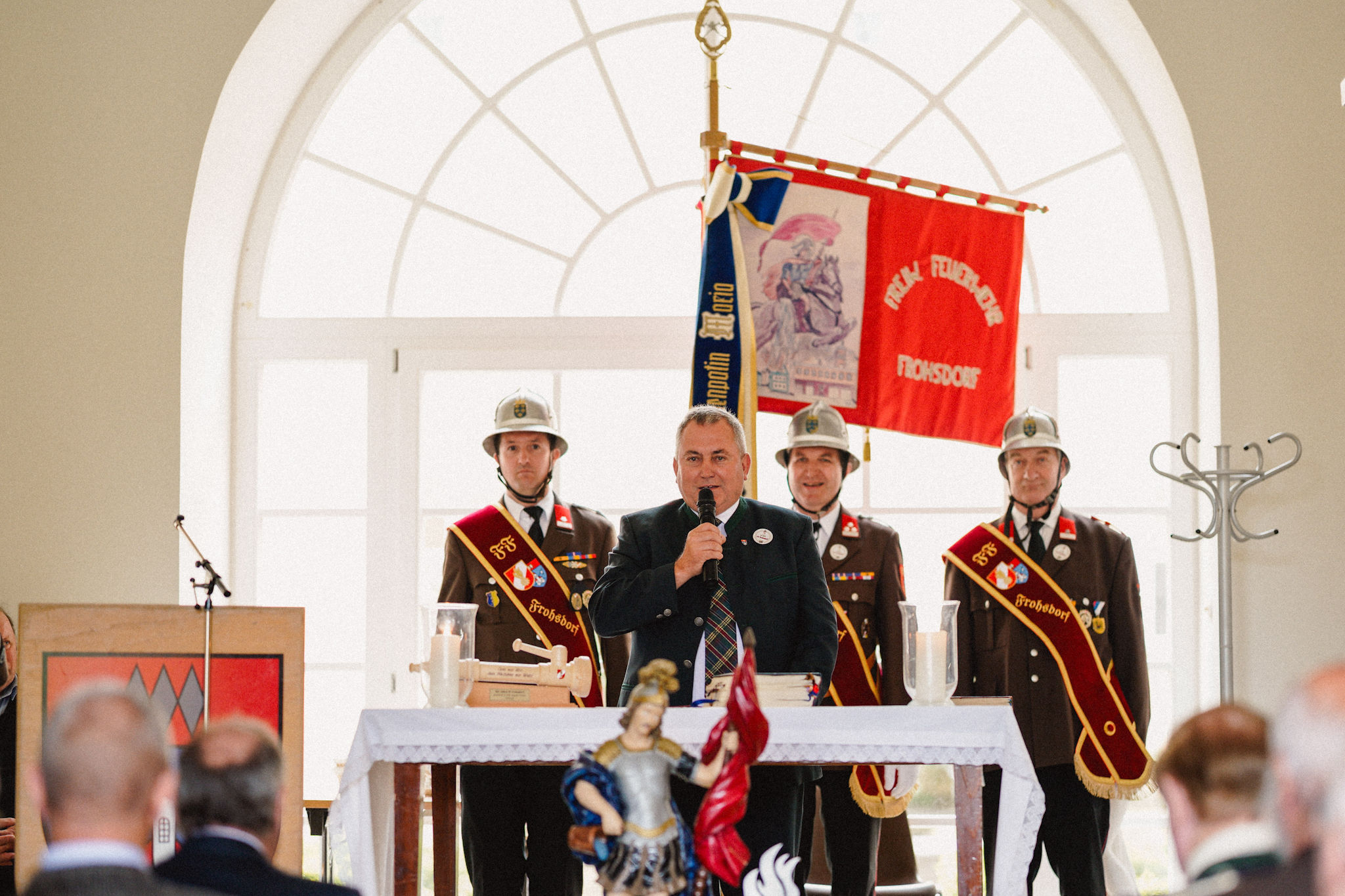 125 Jahre Freiwillige Feuerwehr Frohsdorf und Florianifeier