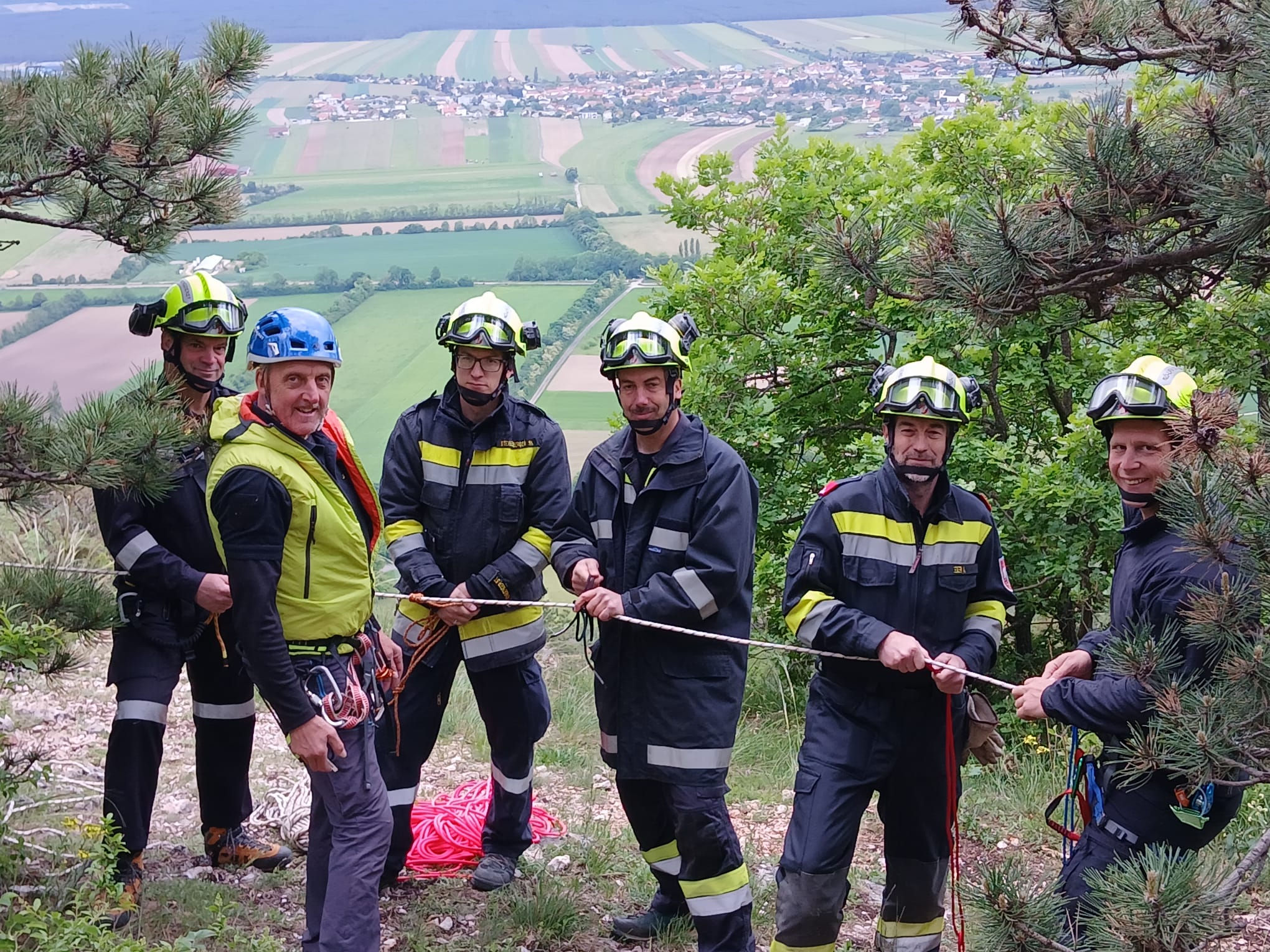 Seiltechniktraining Sprengdienst