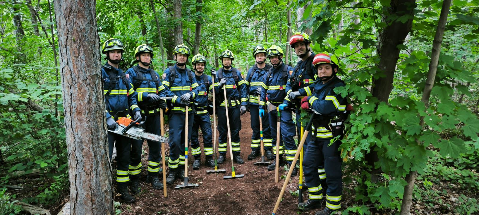 Zugsübung - Sonderdienst Waldbrand