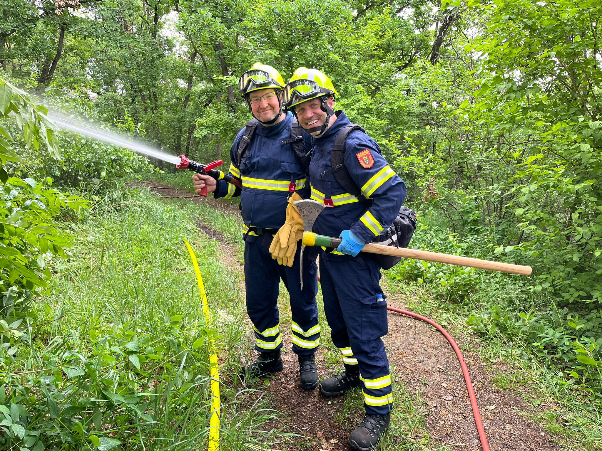 Zugsübung - Sonderdienst Waldbrand