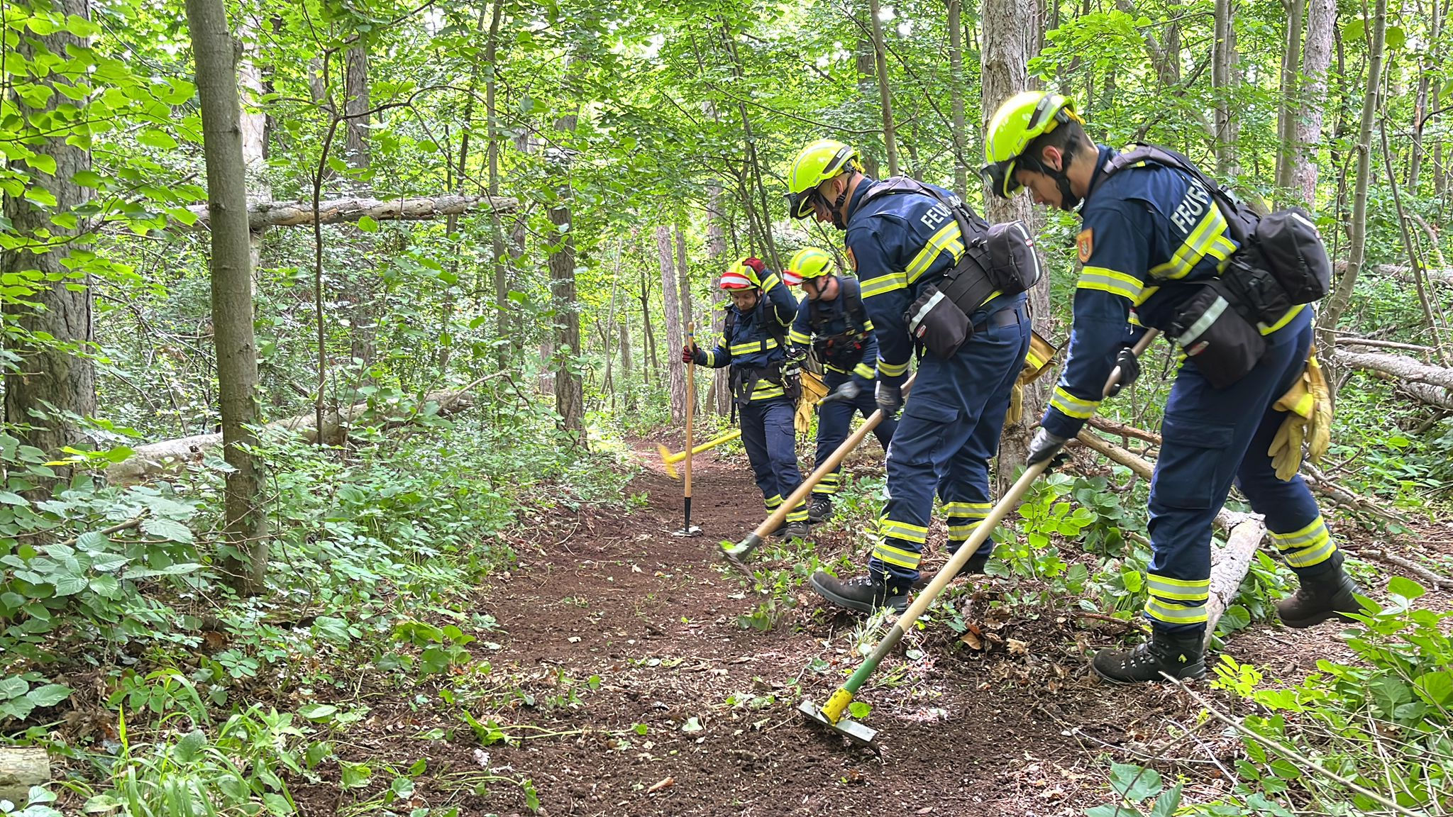 Zugsübung - Sonderdienst Waldbrand