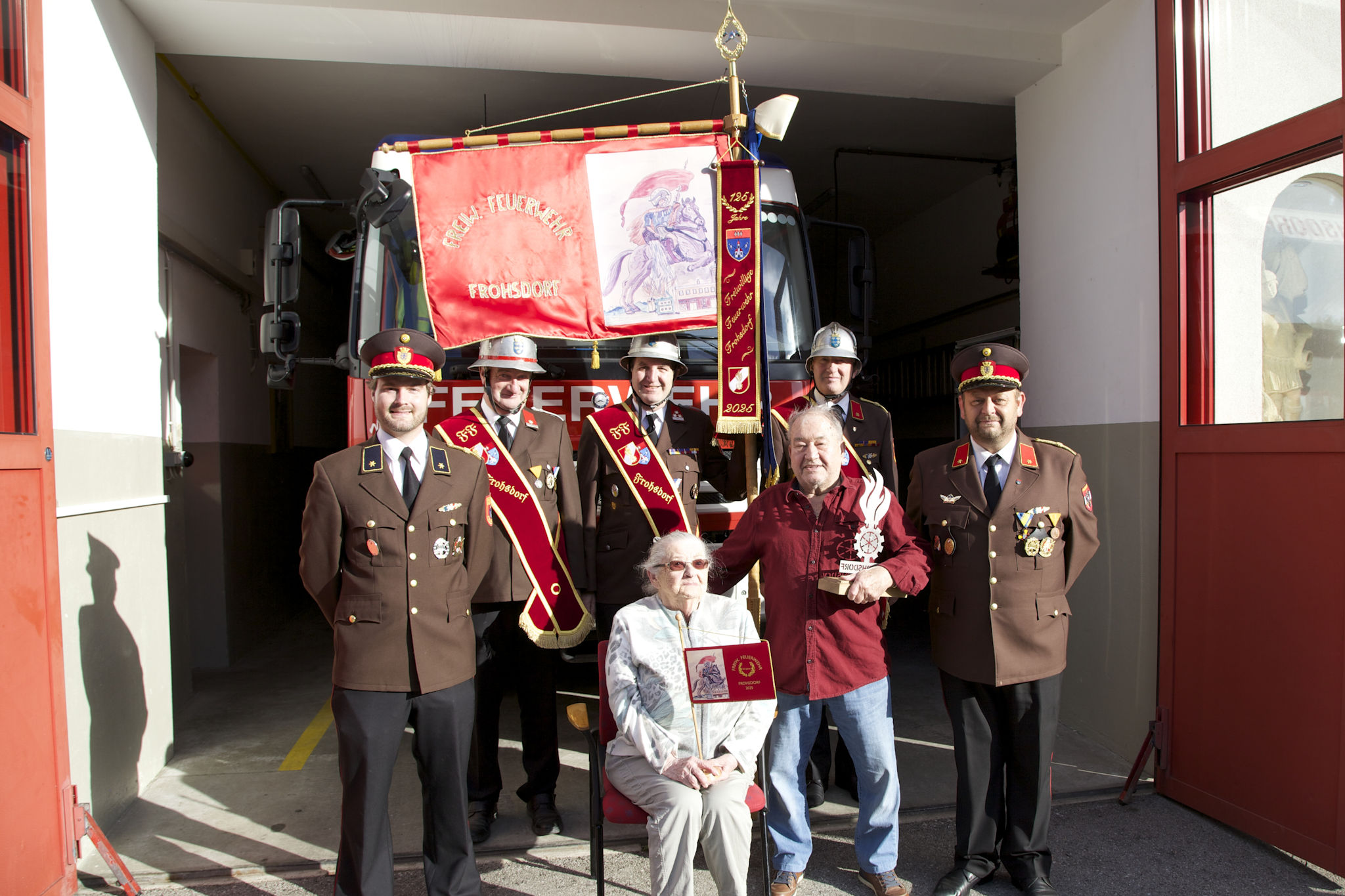 Ein herzliches Dankeschön an unsere Fahnenpatin