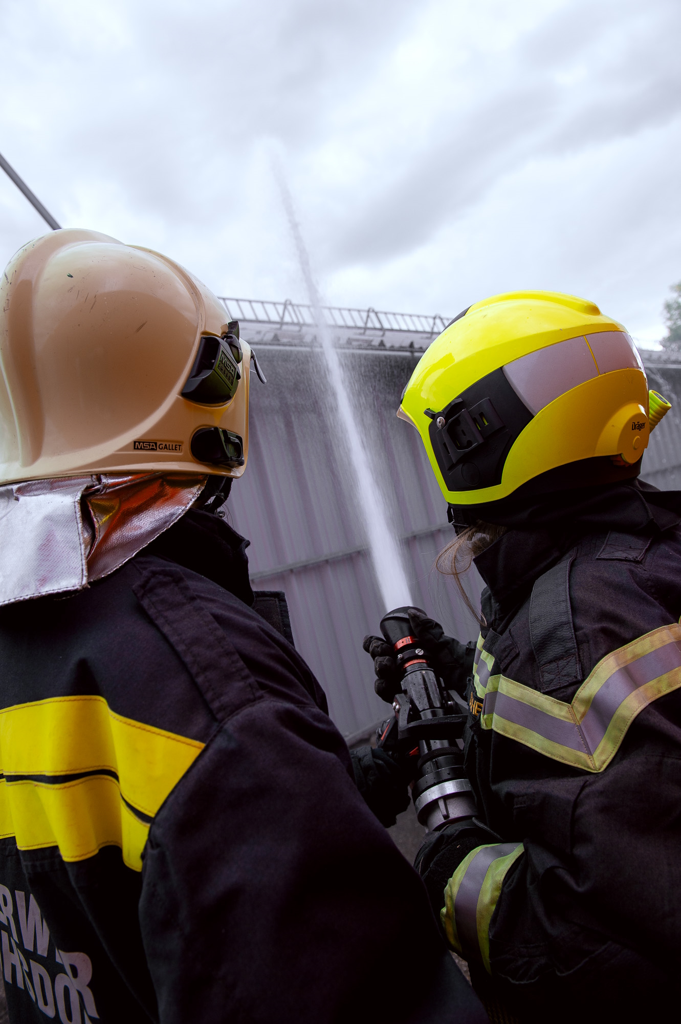 Übung der Freiwilligen Feuerwehr Frohsdorf