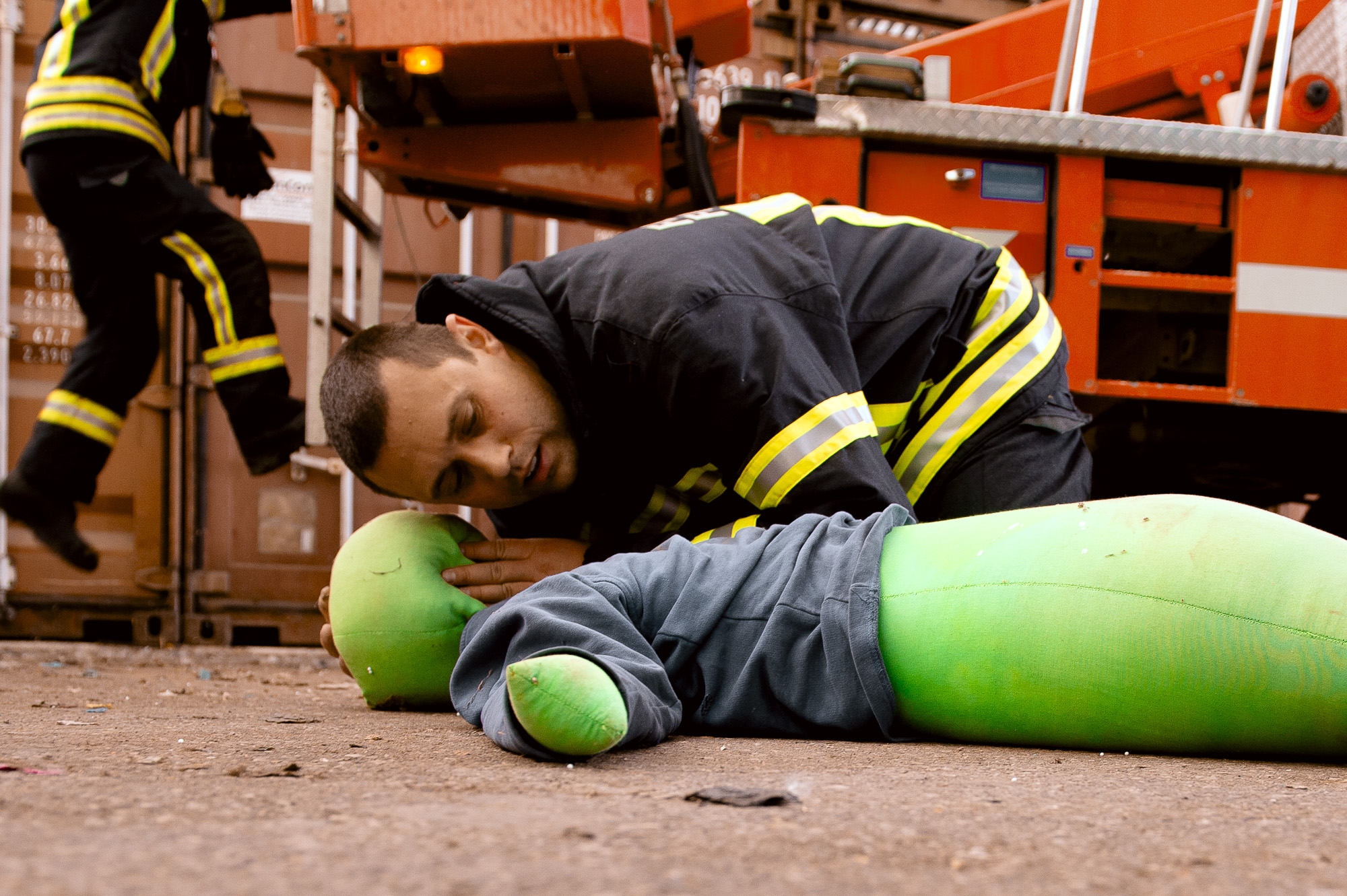 Übung der Freiwilligen Feuerwehr Frohsdorf