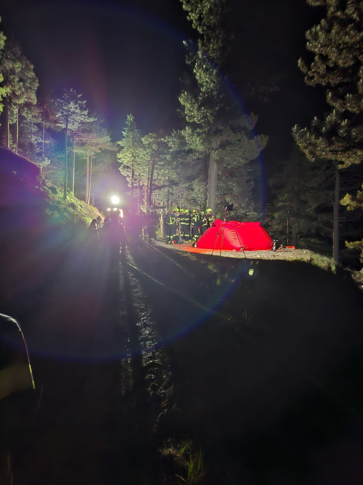 Waldbrandgruppe im Einsatz