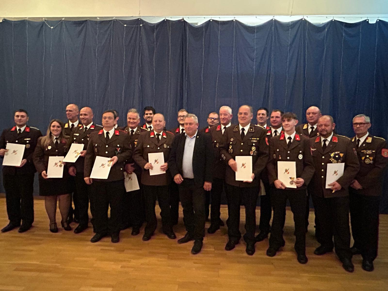 Verleihung der Katastropheneinsatzmedaille „Hochwasser 2024“