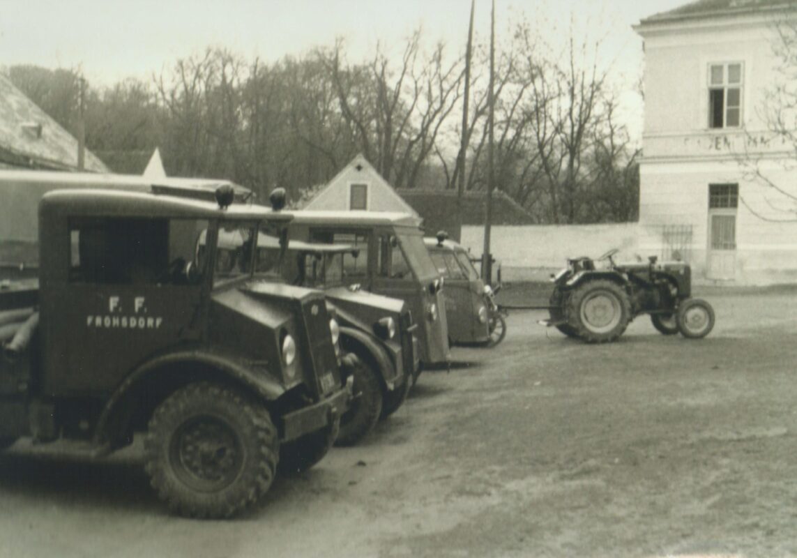 Fuhrpark der Gemeinde um 1950