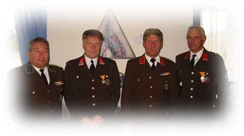 Ehrung Feuerwehrmitglieder